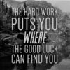 is success hard work or luck image