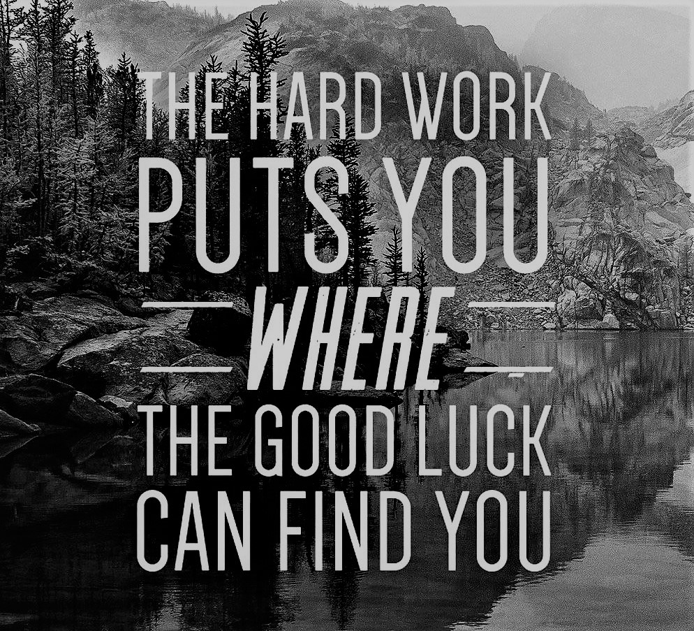 success depends on luck or hard work essay