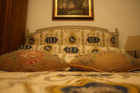 The Sleepless King royal bed