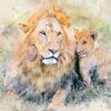 Reality Story a lion and cub