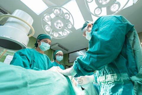 How to Think Positive, surgery in hospital